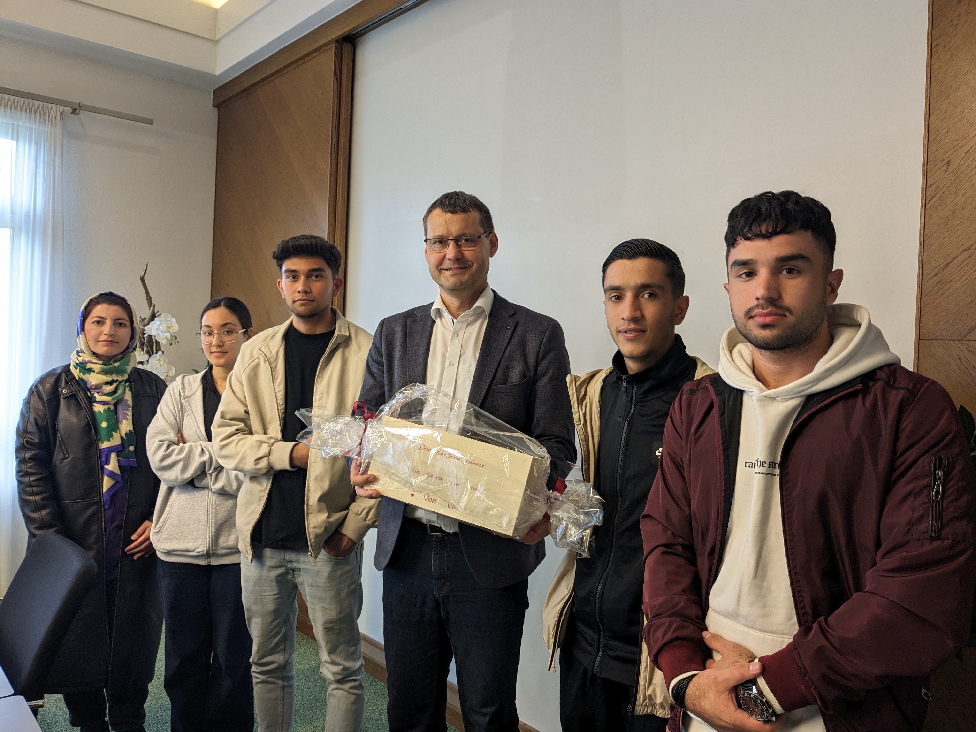 Besuch beim Bürgermeister Foto 2