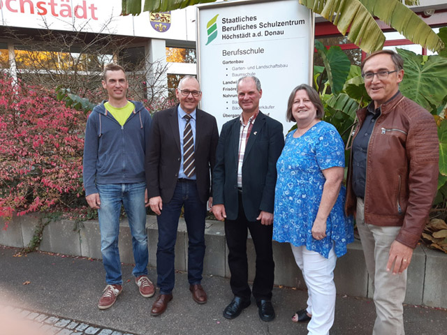 Oktober 2020 Förderverein trifft sich mit neuer Schulleitung